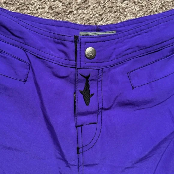 Uzzi Vintage Purple surf Shorts - Picture 3 of 5